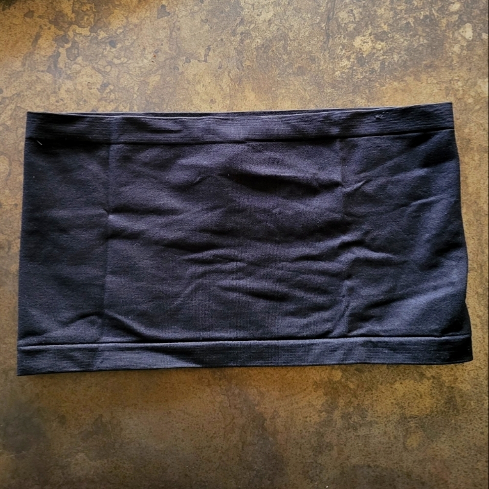 Black Bandeu Stretch Top OSFM